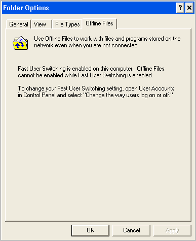 Offline Files Fast Switching